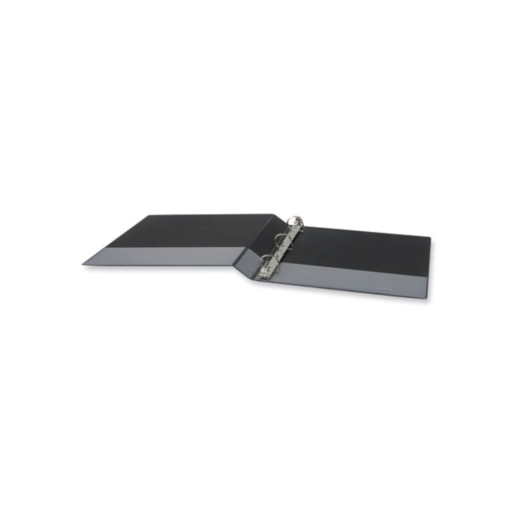 Slant D-Ring View Binder, 3 Rings, 1" Capacity, 11 x 8.5, Black, 12/Carton. Picture 8