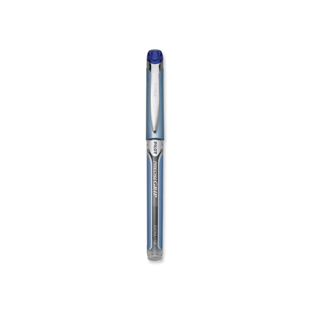 Precise Grip Rollerball Pen, Stick, Extra-Fine 0.5 mm, Blue Ink, Blue Barrel. Picture 3