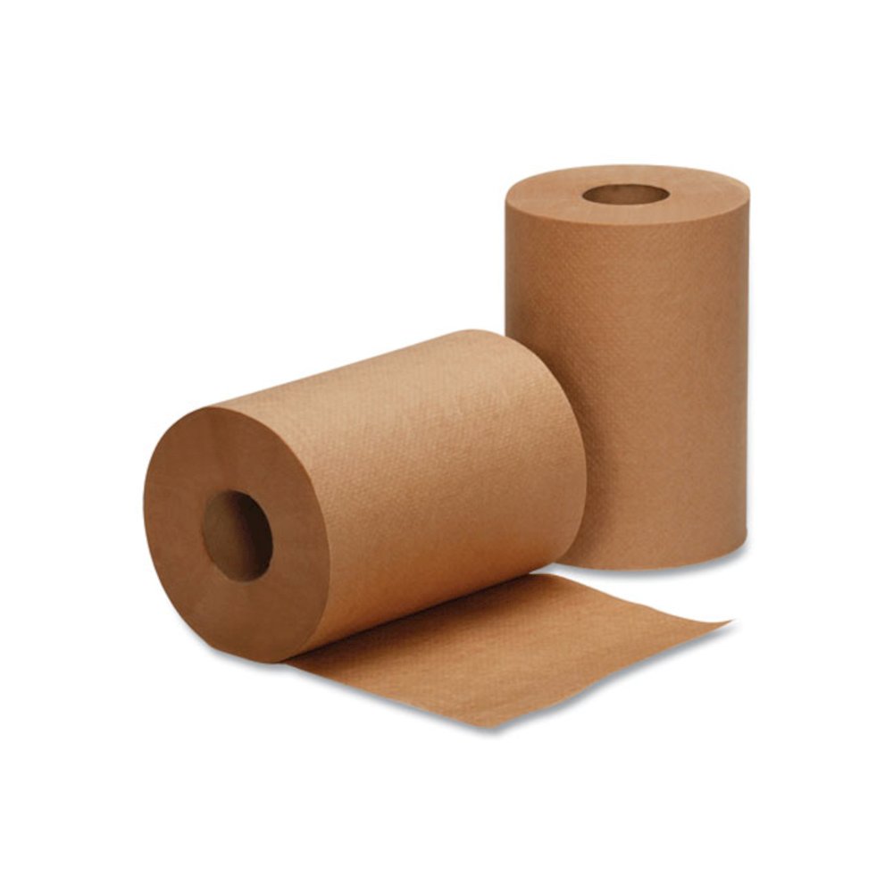8540016998605, SKILCRAFT Hardwound Roll Paper Towel, 1-Ply, 7.88" x 350 ft, Natural, 12 Rolls/Carton. Picture 1