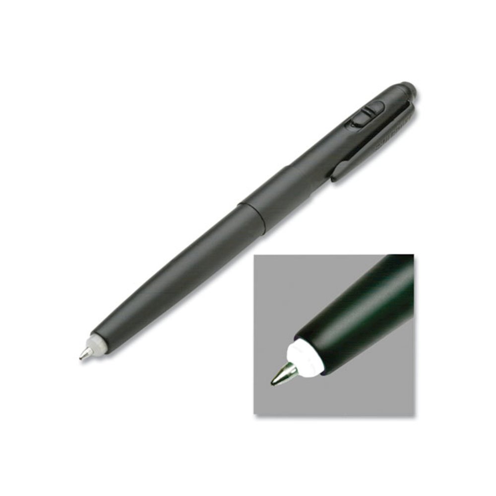 7520016998604, SKILCRAFT Luminator Ballpoint Pen/Flashlight/Stylus, White LED, Retractable, Medium 1 mm, Black Ink and Barrel. Picture 1
