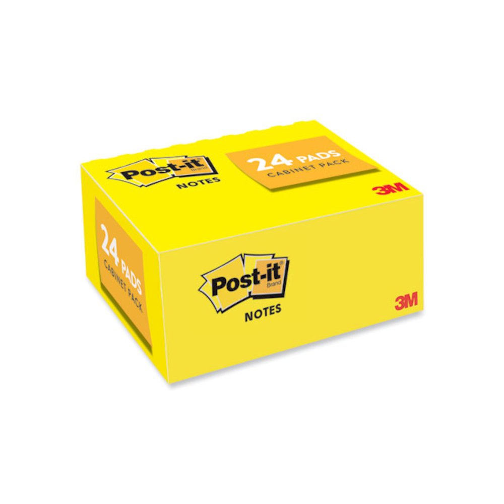 Original Pads in Canary Yellow, 1.38" x 1.88", Value Pack, 100 Sheets/Pad, 24 Pads/Pack. Picture 2