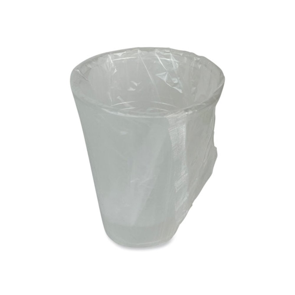 Translucent Plastic Cold Cups, Individually Wrapped, 9 oz, 1,000/Carton. Picture 4