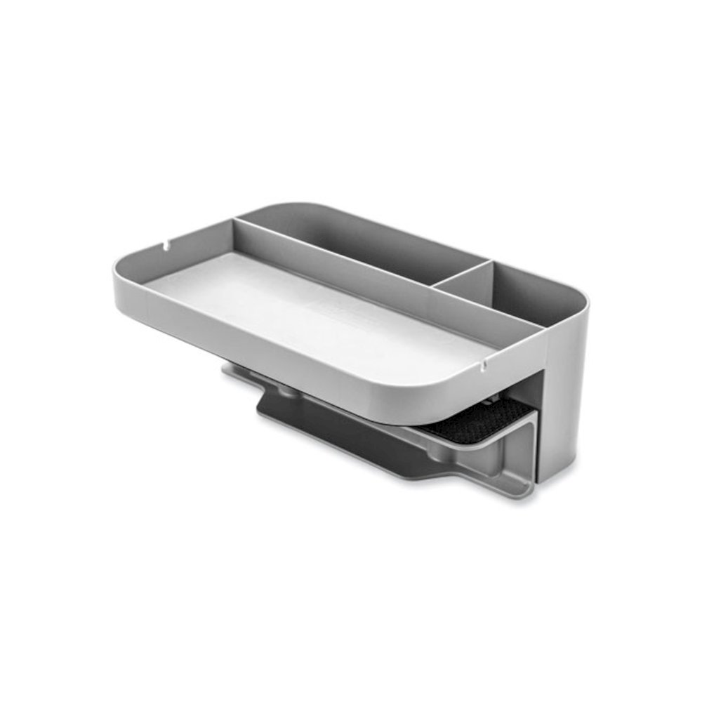 Standing Desk Large Desk Organizer, Two Sections, 9 x 6.17 x 3.5, Gray. Picture 1