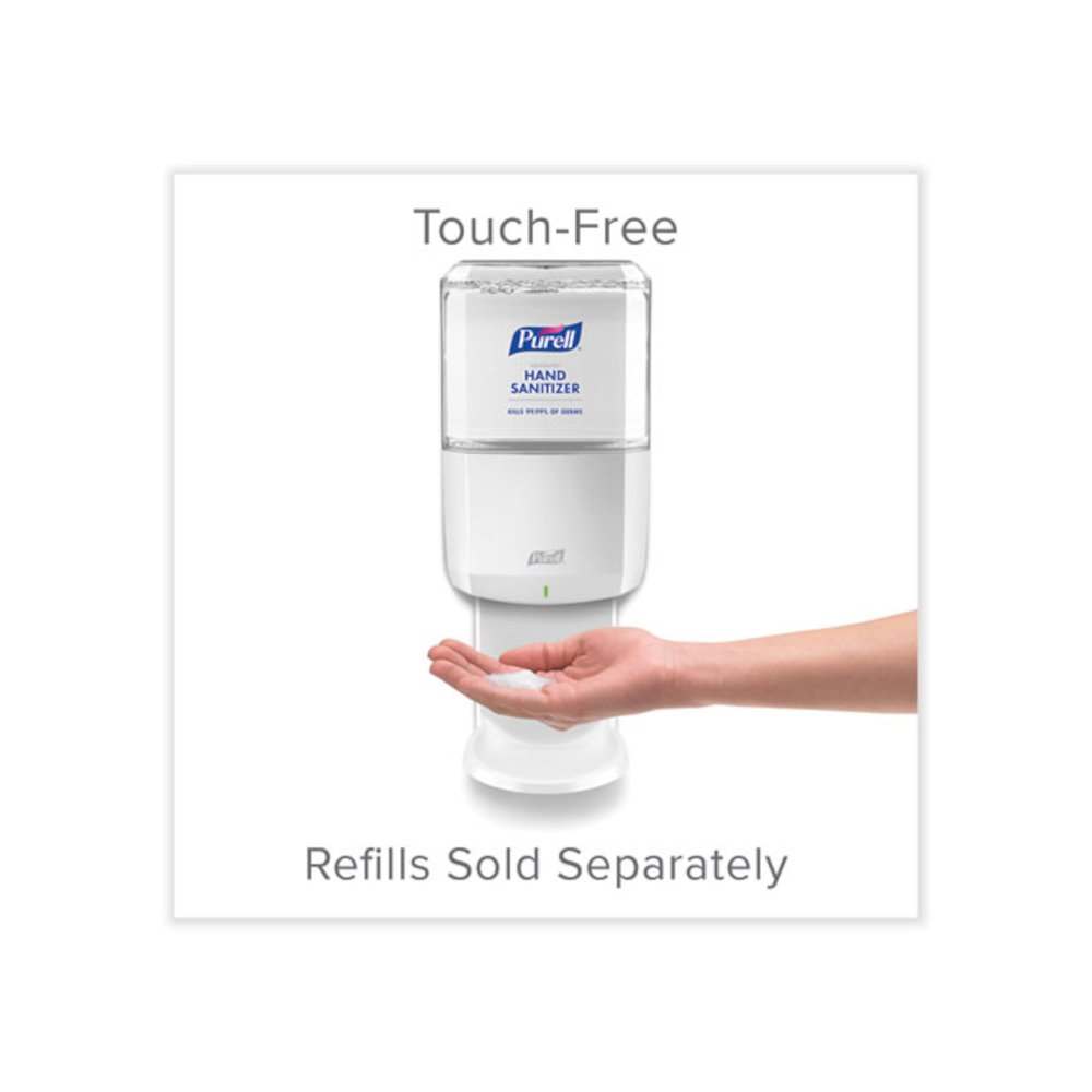 ES8 Touch Free Hand Sanitizer Dispenser, 1,200 mL, 5.25 x 8.56 x 12.13, White. Picture 2