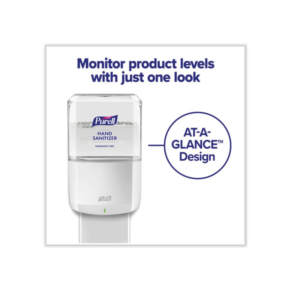 ES8 Touch Free Hand Sanitizer Dispenser, 1,200 mL, 5.25 x 8.56 x 12.13, White. Picture 7