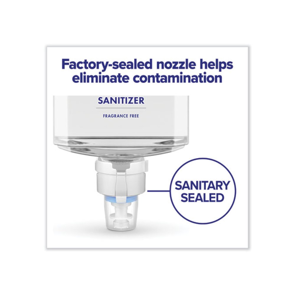 ES8 Touch Free Hand Sanitizer Dispenser, 1,200 mL, 5.25 x 8.56 x 12.13, White. Picture 4