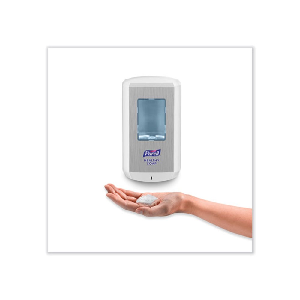 CS6 Soap Touch-Free Dispenser, 1,200 mL, 4.88 x 8.8 x 11.38, White. Picture 2