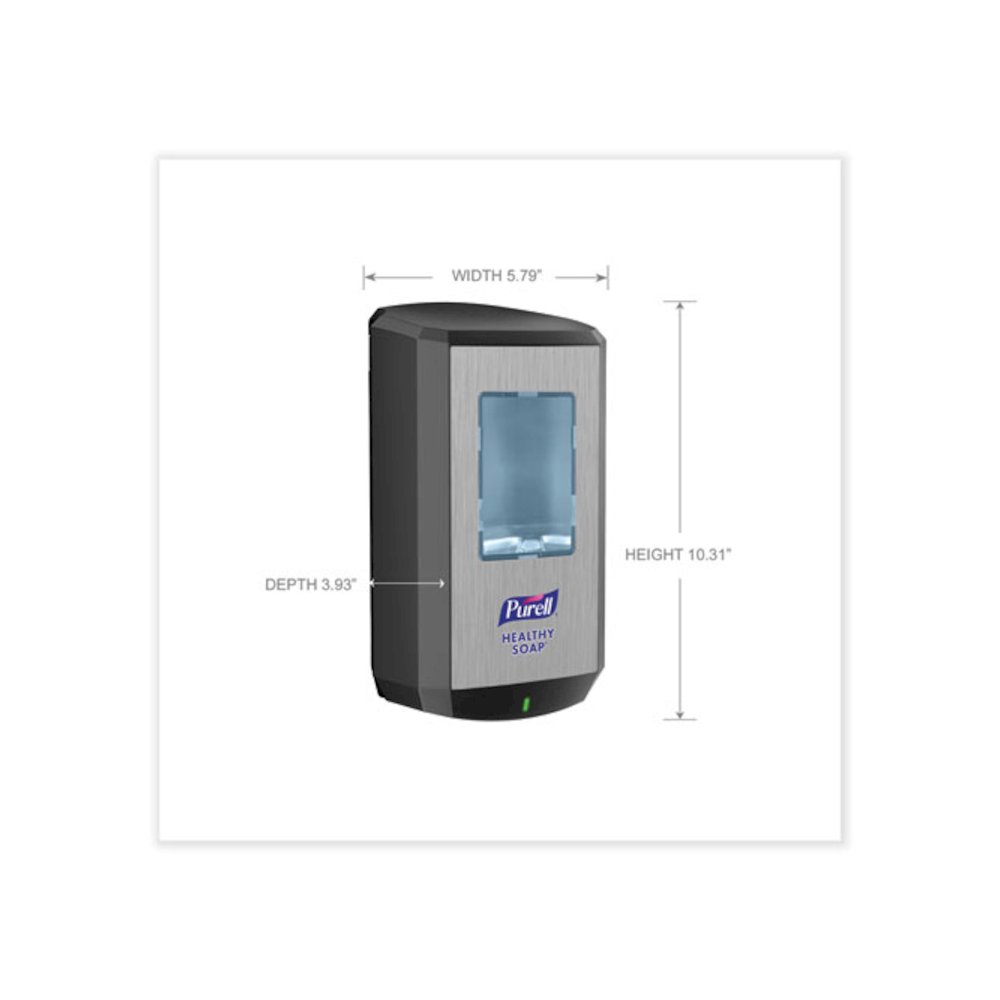 CS6 Soap Touch-Free Dispenser, 1,200 mL, 4.88 x 8.8 x 11.38, Graphite. Picture 5
