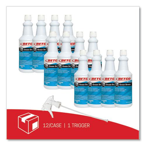BestScent Ocean Breeze RTU Deodorizer, Ocean Breeze Scent, 32 oz Spray Bottle, 12/Carton. Picture 2