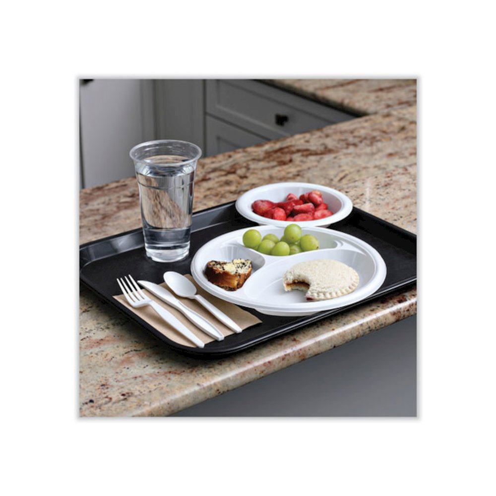 Heavyweight Polystyrene Cutlery, Fork, Plastic, White, 1,000/Carton. Picture 5