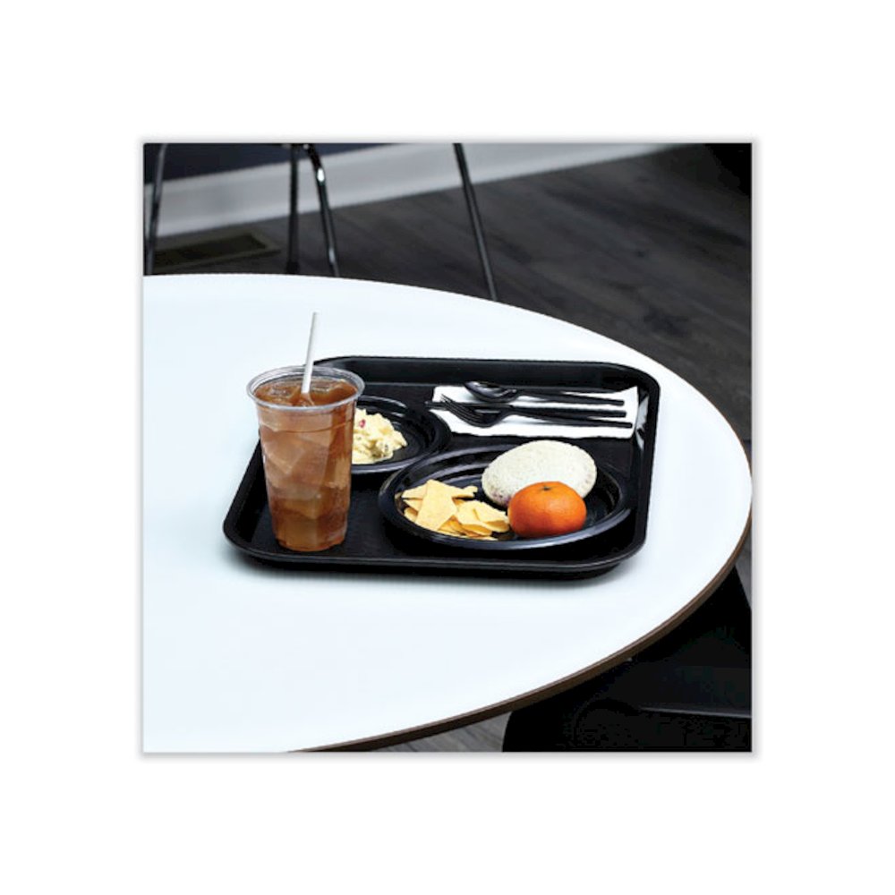 Heavyweight Wrapped Polystyrene Cutlery, Fork, Plastic, Black, 1,000/Carton. Picture 7
