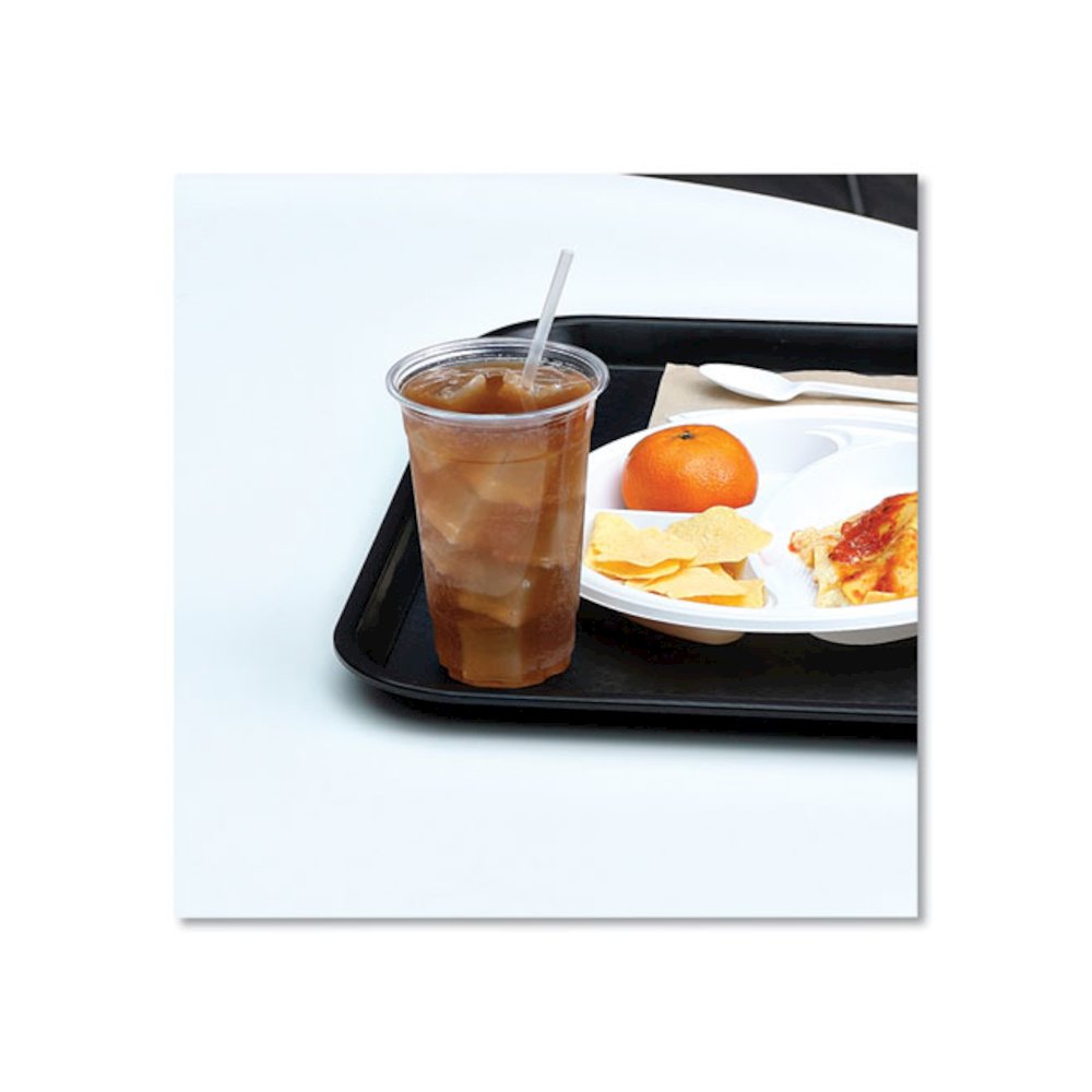 Jumbo Straws, Unwrapped, 7.75", Plastic, Translucent, 250/Pack, 50 Packs/Carton. Picture 6