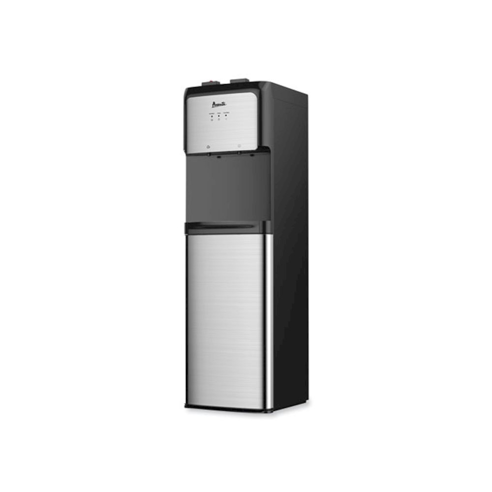 Bottom Loading Water Dispenser with UV Light, 3 gal to 5 gal, 12.25 x 14 x 41.25, Black/Stainless Steel. Picture 2