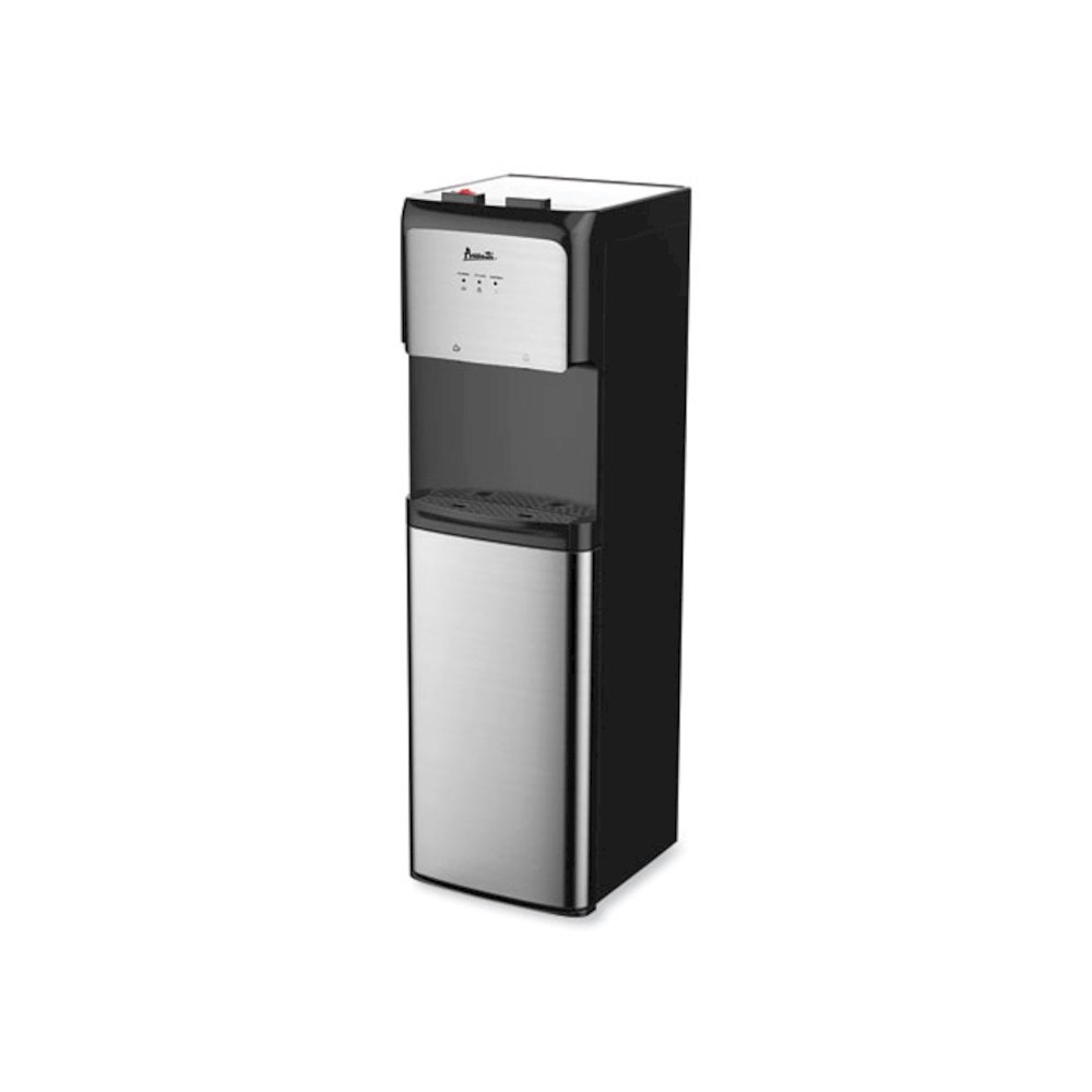 Bottom Loading Water Dispenser with UV Light, 3 gal to 5 gal, 12.25 x 14 x 41.25, Black/Stainless Steel. Picture 3