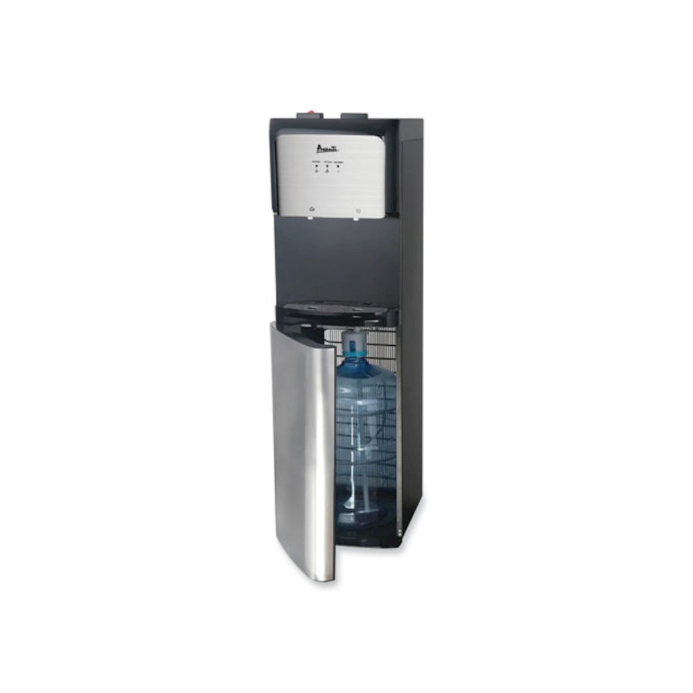 Bottom Loading Water Dispenser with UV Light, 3 gal to 5 gal, 12.25 x 14 x 41.25, Black/Stainless Steel. Picture 4