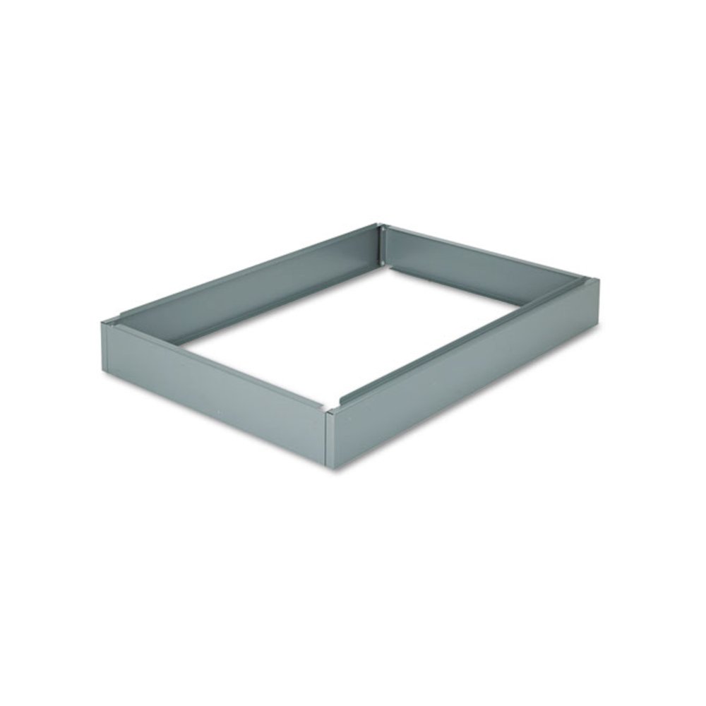 Base for Safco Steel Five-Drawer 43" x 32" Stackable Flat Files, 46.5" x 32.5" x 6", Gray. Picture 1