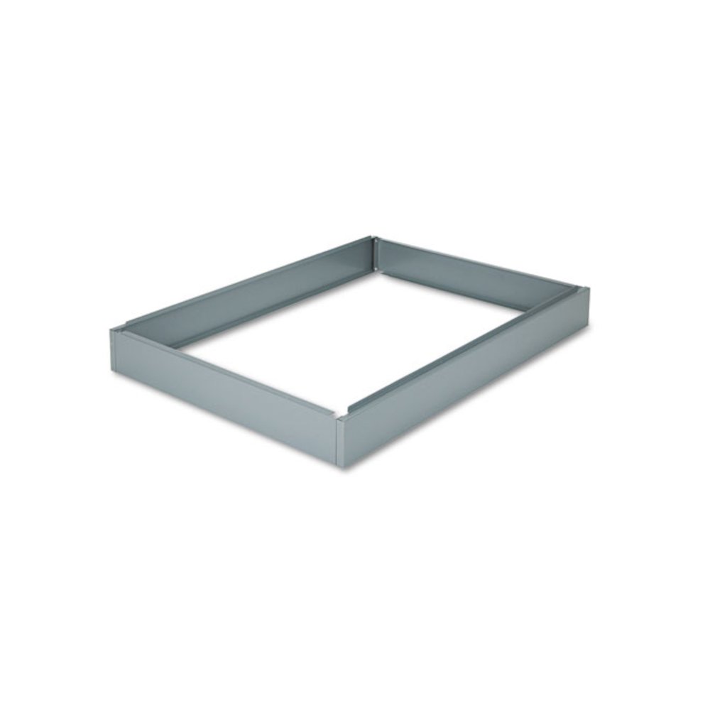 Base for Safco Steel Five-Drawer 50" x 38" Stackable Flat Files, 53.5" x 38.75" x 6", Gray. Picture 1