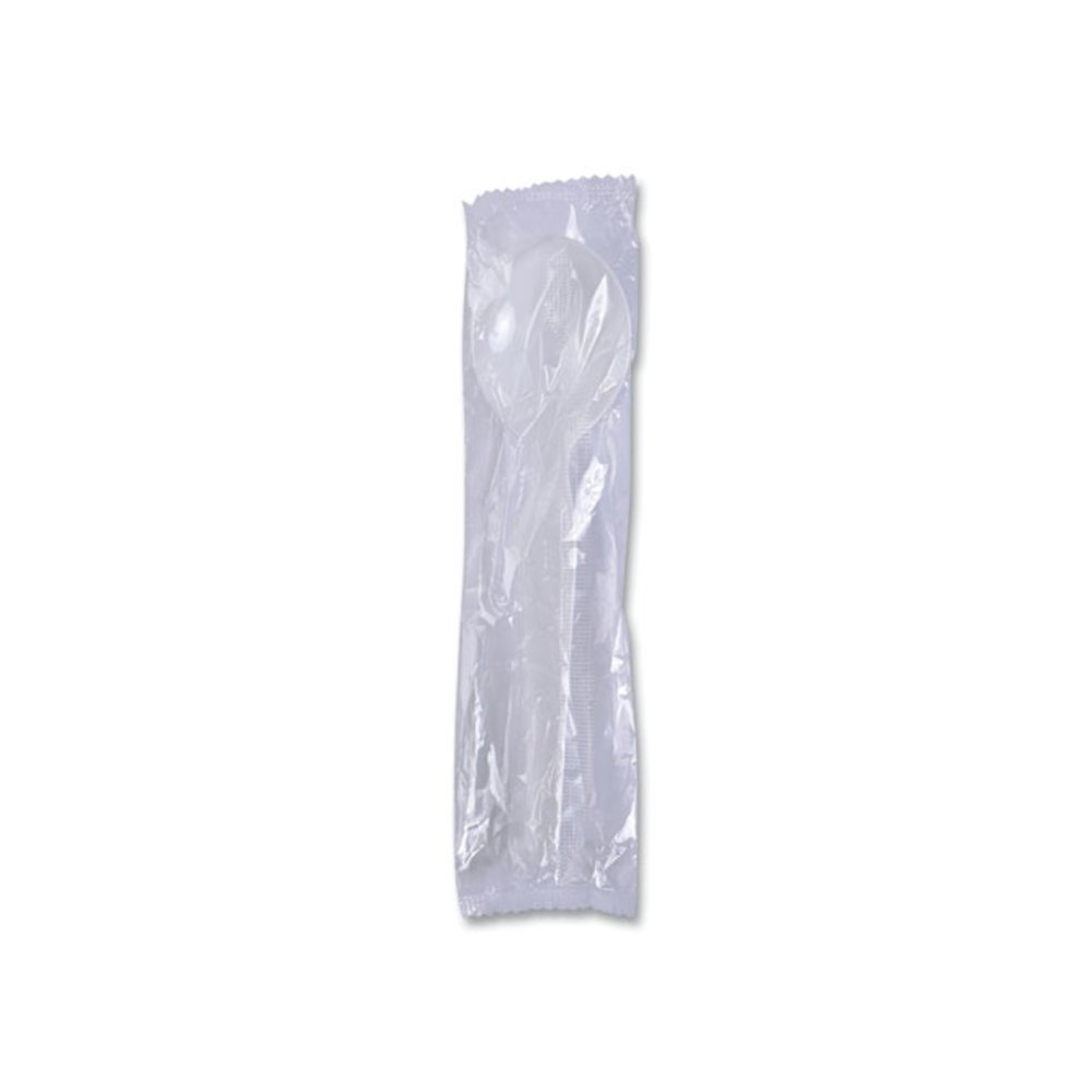 Heavyweight Polystyrene Cutlery, Soup Spoon, Plastic, White, 1,000/Carton. Picture 6