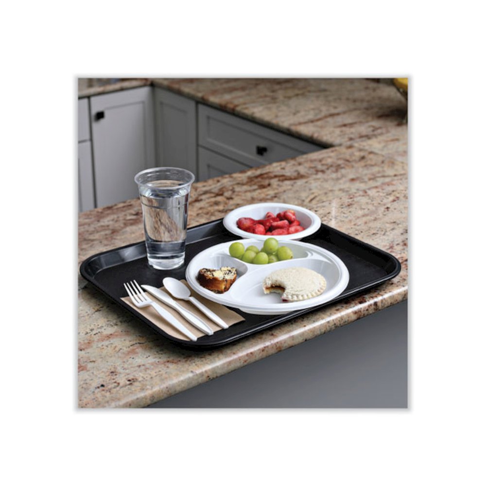 Heavyweight Wrapped Polypropylene Cutlery, Spoon, Plastic, White, 1,000/Carton. Picture 4