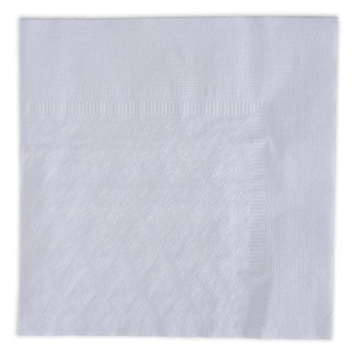 Dinner Napkin, 1-Ply, 17 x 17, White, 250/Pack, 12 Packs/Carton. Picture 6