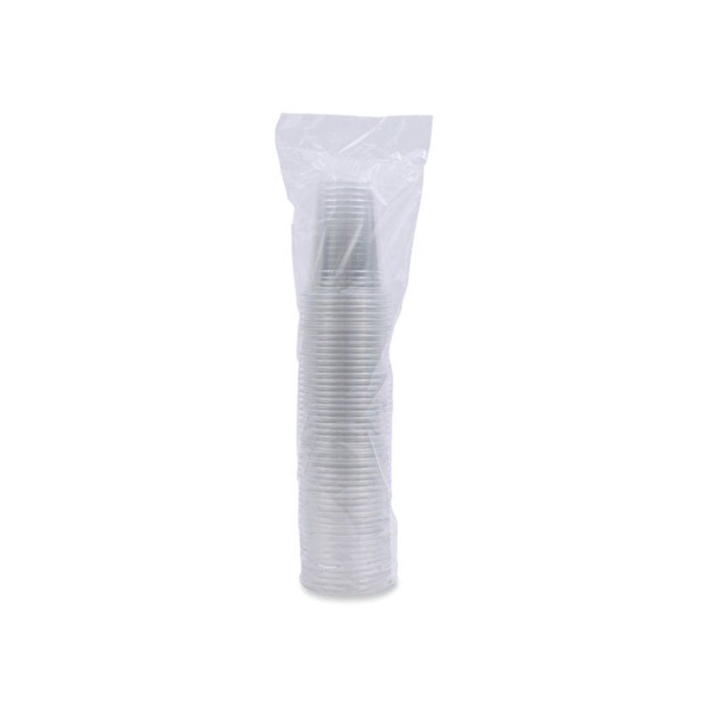 Clear Plastic PET Cups, 16 oz, 50 Cups/Sleeve, 20 Sleeves/Carton. Picture 7