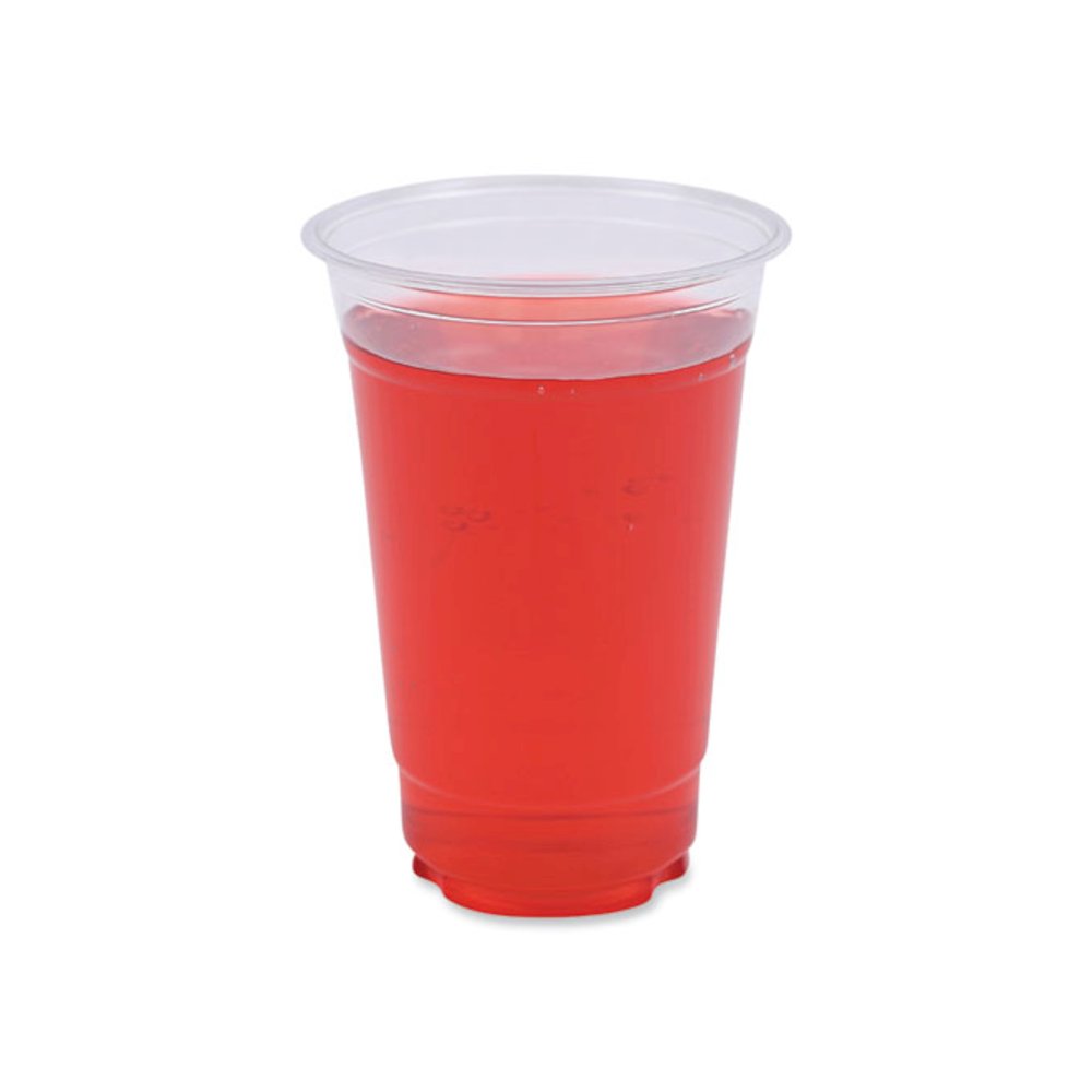 Clear Plastic PET Cups, 20 oz, 50/Sleeve, 20 Sleeves/Carton. Picture 8