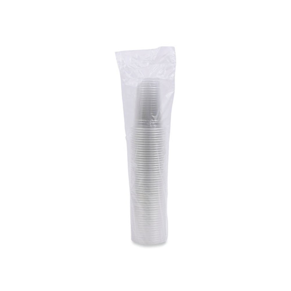 Clear Plastic PET Cups, 20 oz, 50/Sleeve, 20 Sleeves/Carton. Picture 7