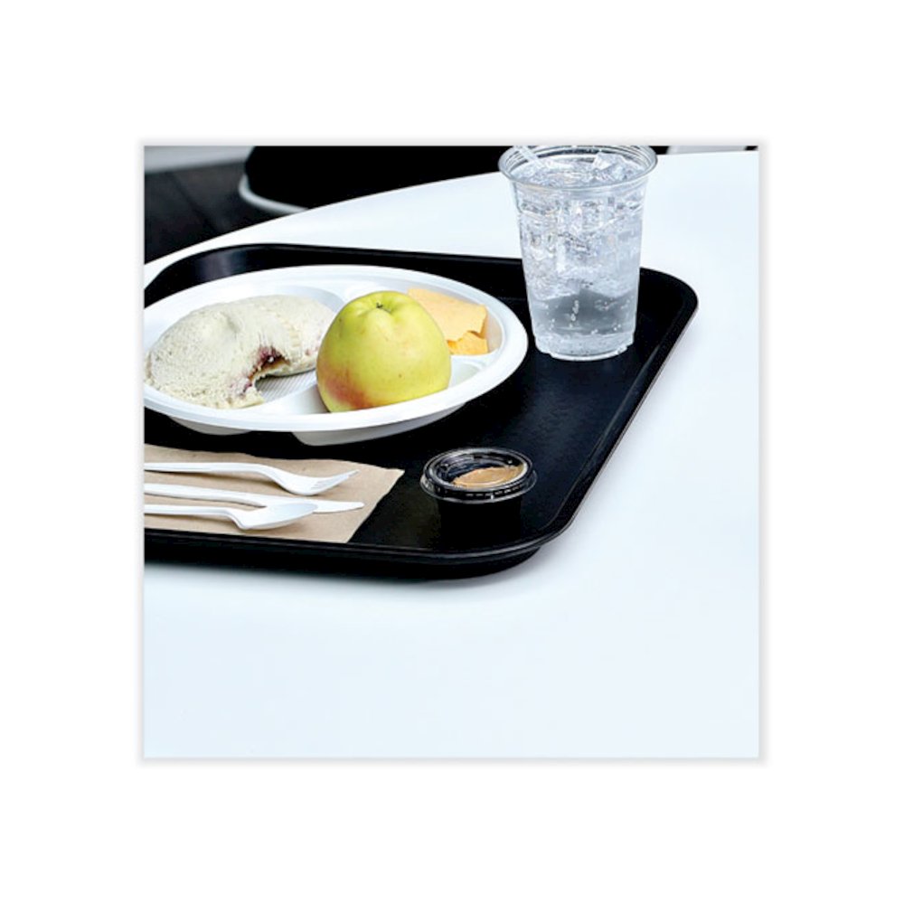 Souffle/Portion Cups, 2 oz, Plastic, Black, 125/Sleeve, 20 Sleeves/Carton. Picture 6