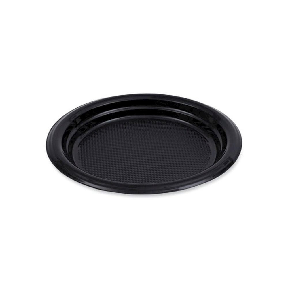 Hi-Impact Plastic Dinnerware, Plate, 6" dia, Black, 1,000/Carton. Picture 9