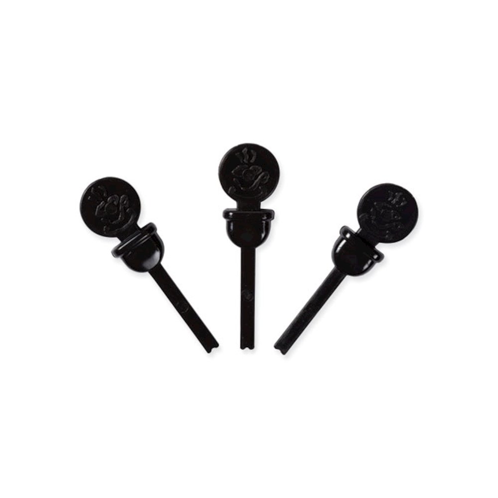 Beverage Plugs, 2", Black, 2,000/Carton. Picture 2