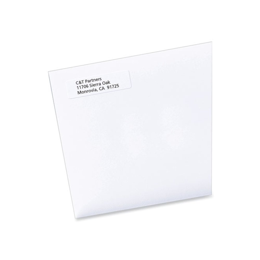 Labels, Inkjet/Laser Printers, 0.5 x 1.75, White, 80/Sheet, 100 Sheets/Pack. Picture 2
