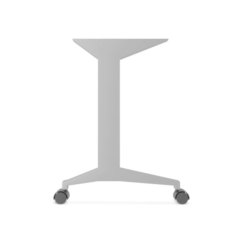 Alera Modern Teacher Series Pedestal Desk, Left-Side Pedestal: Box/Box/File, 60" x 24" x 28.75", White/Silver. Picture 3