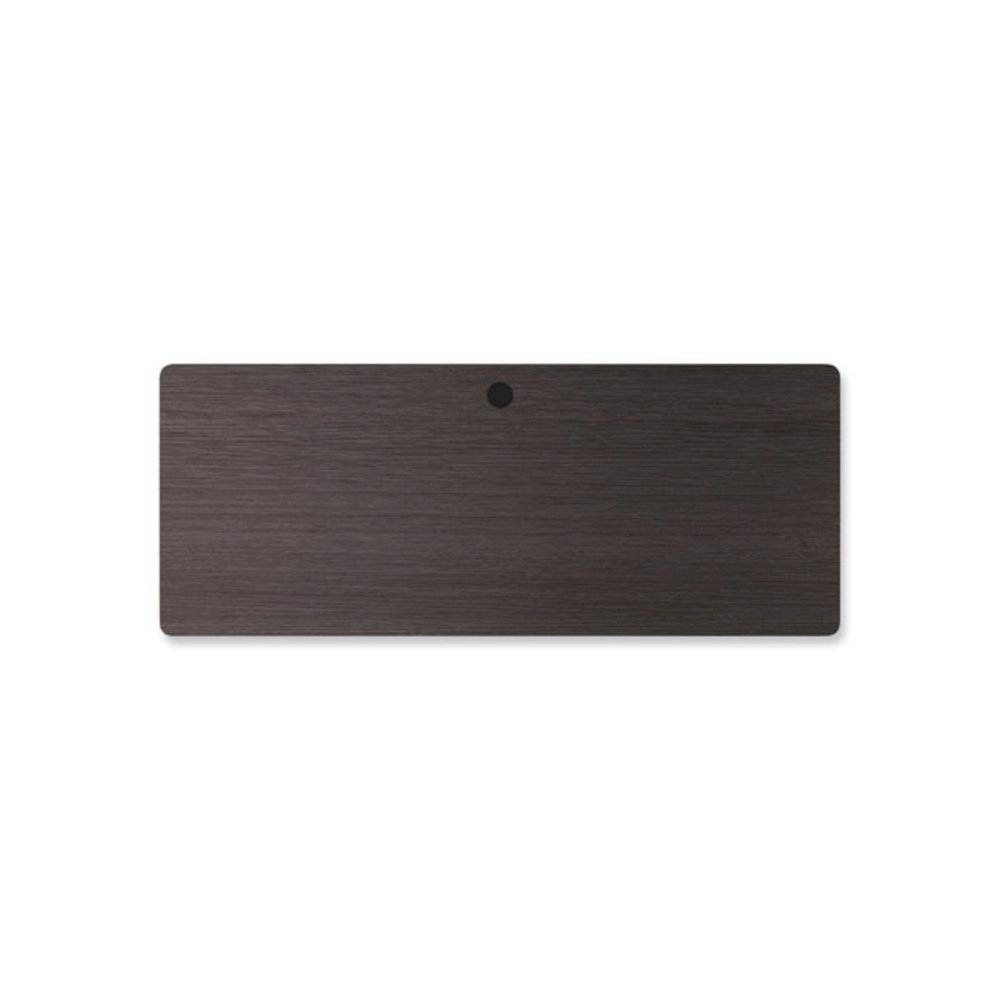 Alera Modern Teacher Series Pedestal Desk, Left-Side Pedestal: Box/Box/File, 60" x 24" x 28.75", Charcoal Woodgrain/Gray. Picture 2
