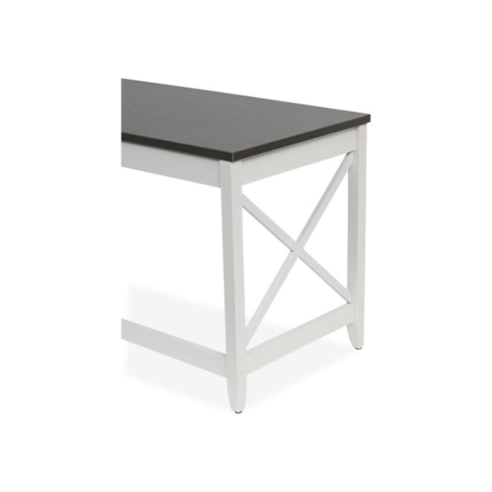 Farmhouse Writing Desk, 47.24" x 23.62" x 29.53", Gray. Picture 6