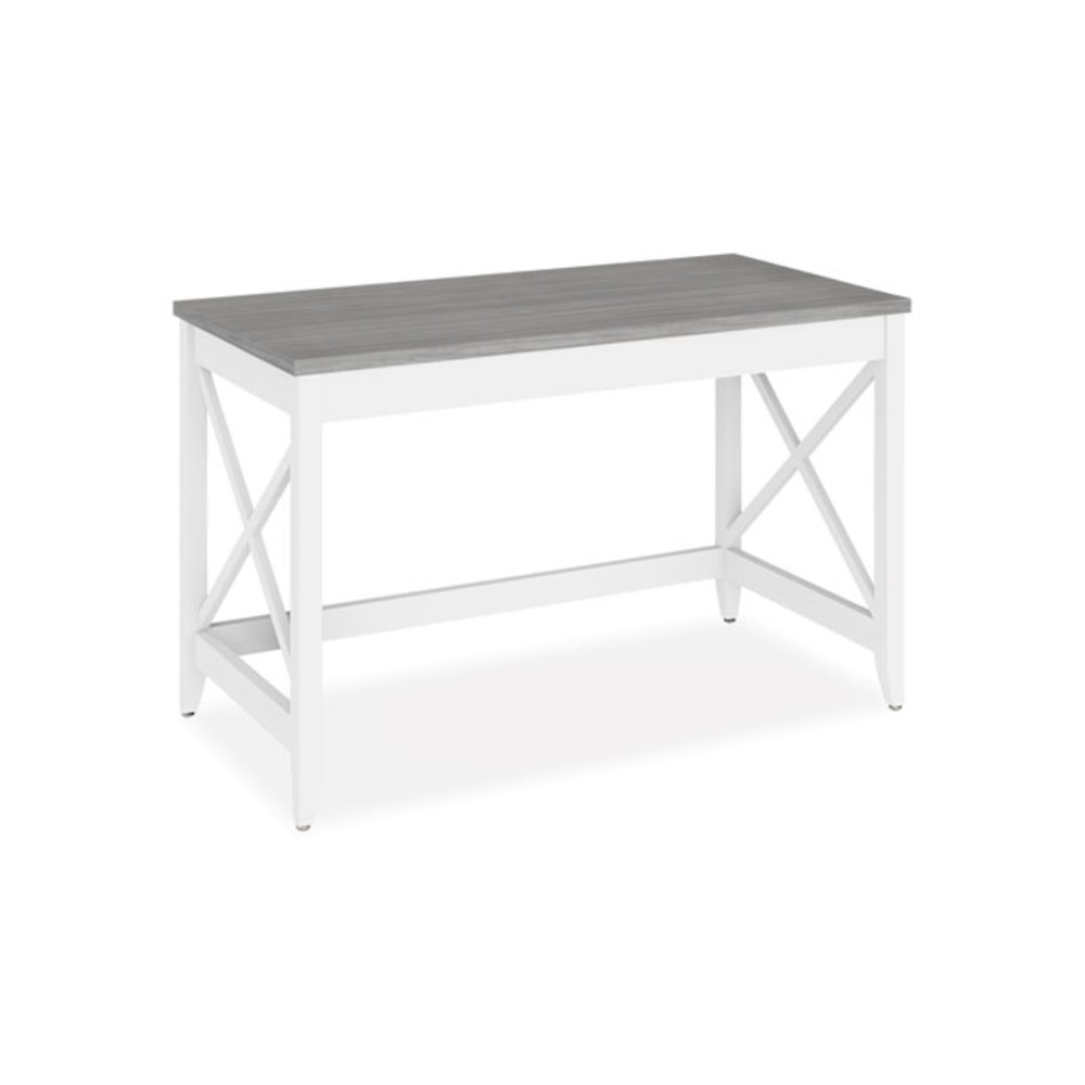 Farmhouse Writing Desk, 47.24" x 23.62" x 29.53", Gray. Picture 1