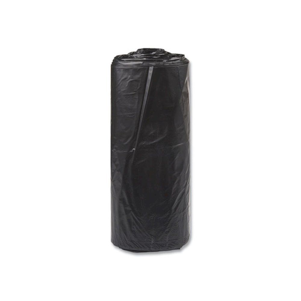 Low-Density Commercial Can Liners, 60 gal, 1.5 mil, 38" x 58", Black, Interleaved Roll, 20 Bags/Roll, 5 Rolls/Carton. Picture 3
