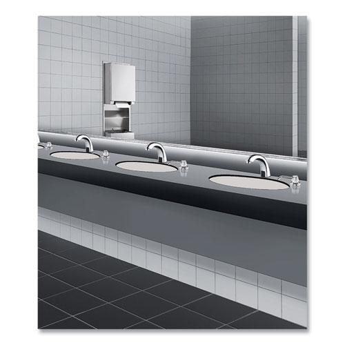Contura Lavatory-Mounted Soap Dispenser, 34 oz, 3.31 x 4 x 17.63, Chrome/Stainless Steel. Picture 5