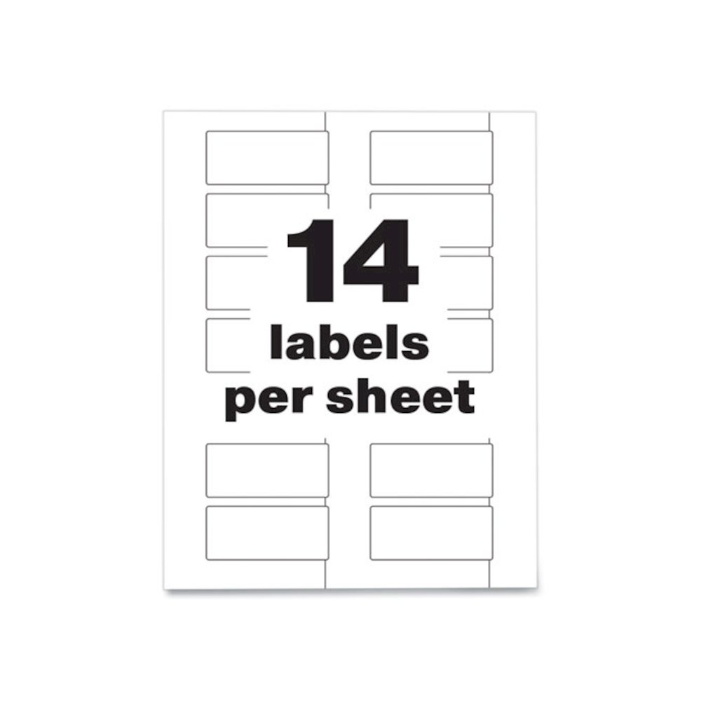 PermaTrack Destructible Asset Tag Labels, Laser Printers, 1.25 x 2.75, White, 14/Sheet, 8 Sheets/Pack. Picture 6