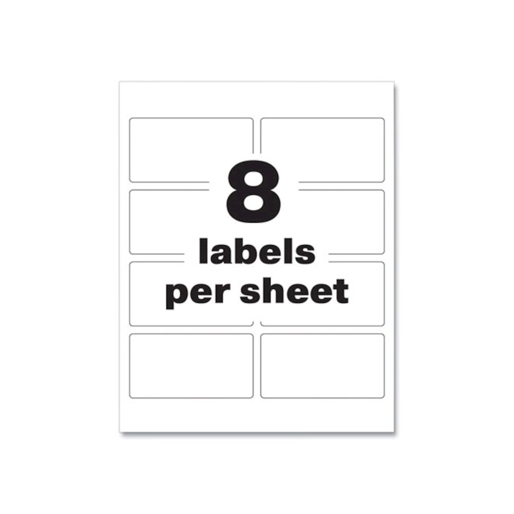 PermaTrack Destructible Asset Tag Labels, Laser Printers, 2 x 3.75, White, 8/Sheet, 8 Sheets/Pack. Picture 6