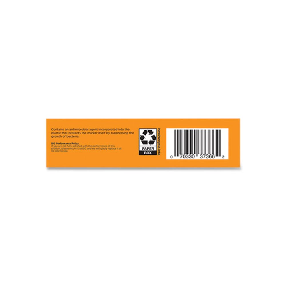 PrevaGuard Permanent Marker, Fine Bullet Tip, Black, 12/Pack. Picture 3