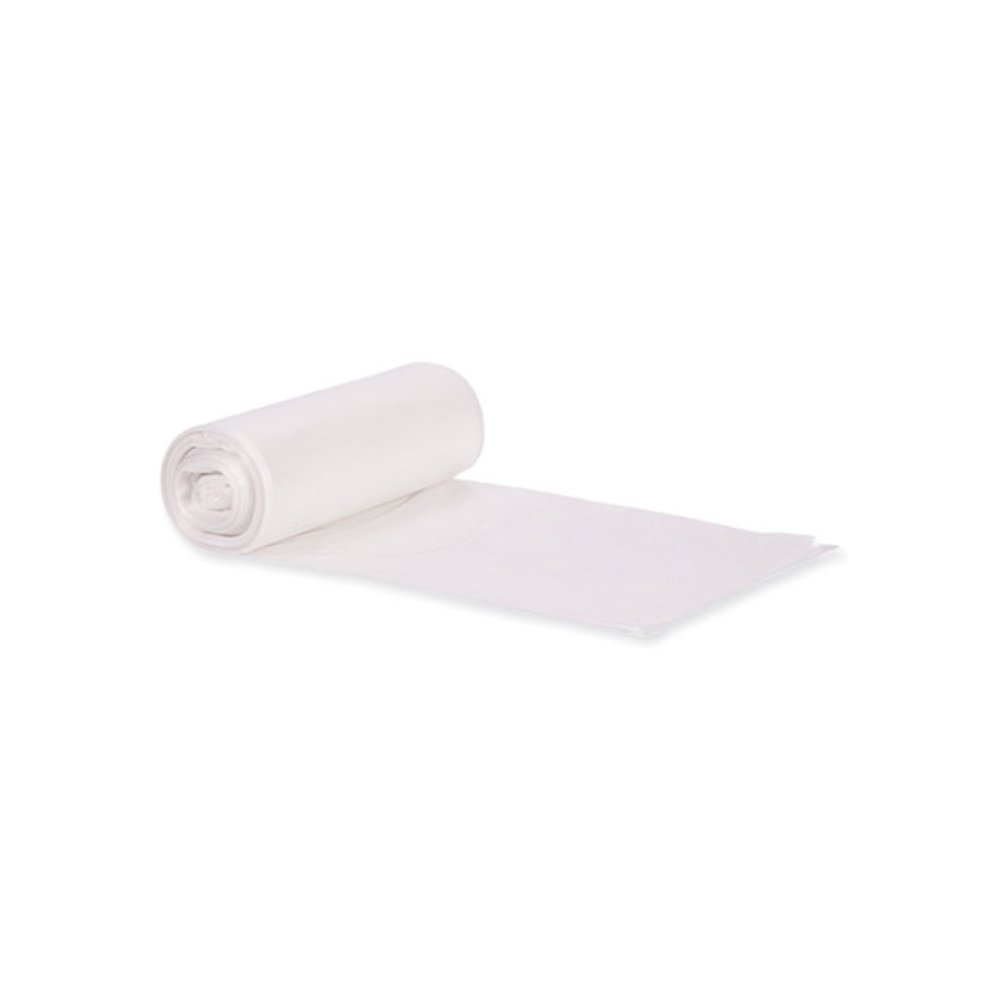 Eco Blend Max Can Liners, 60 gal, 0.8 mil, 38" x 58", Clear, 20 Bags/Roll, 5 Rolls/Carton. Picture 1