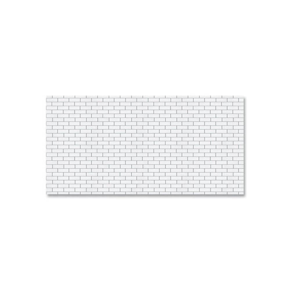 Fadeless Paper Roll, 50 lb Bond Weight, 48 x 50 ft, White Subway Tile. Picture 1