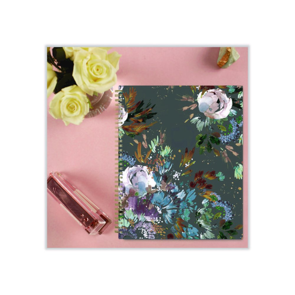 Kelly Ventura Midnight Garden Weekly/Monthly Planner, Floral Artwork, 11 x 8.5, Multicolor Cover, 12-Month (Jan to Dec): 2026. Picture 8
