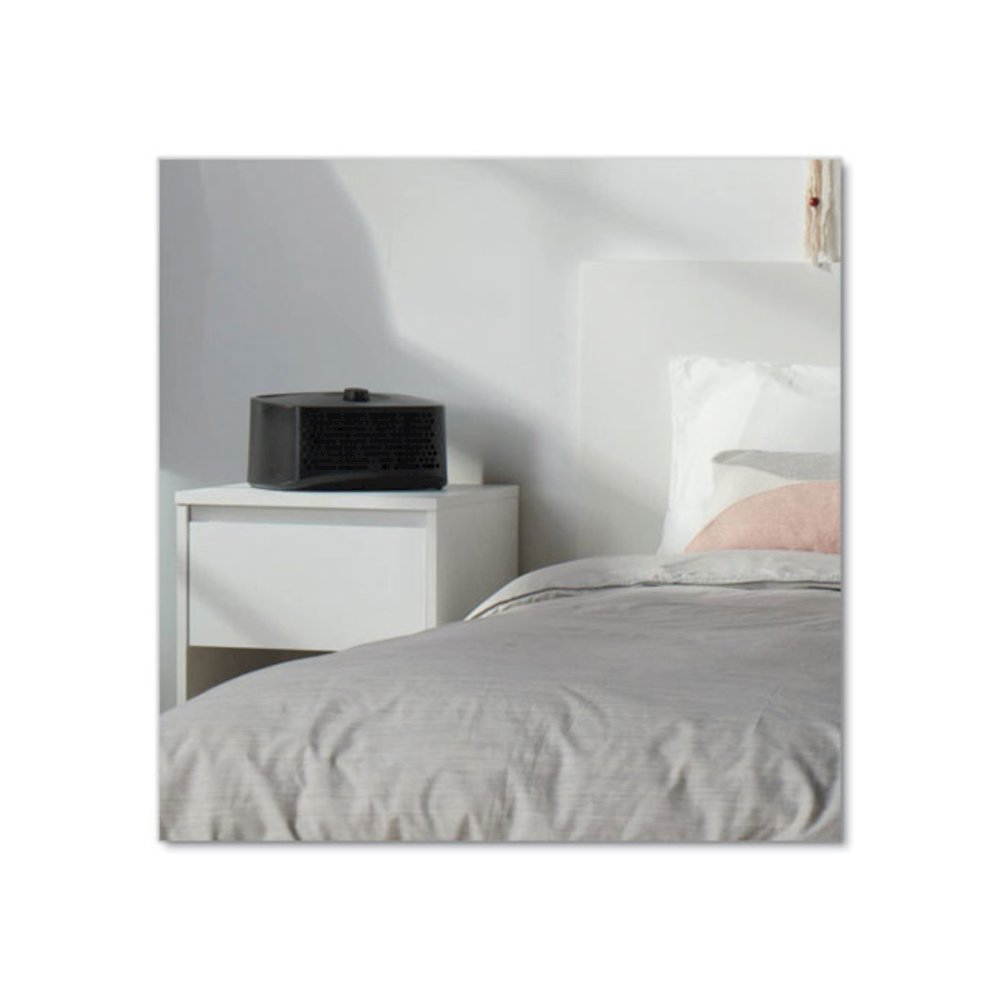 True HEPA Tabletop Air Purifier, 90 sq ft Room Capacity, Black. Picture 3