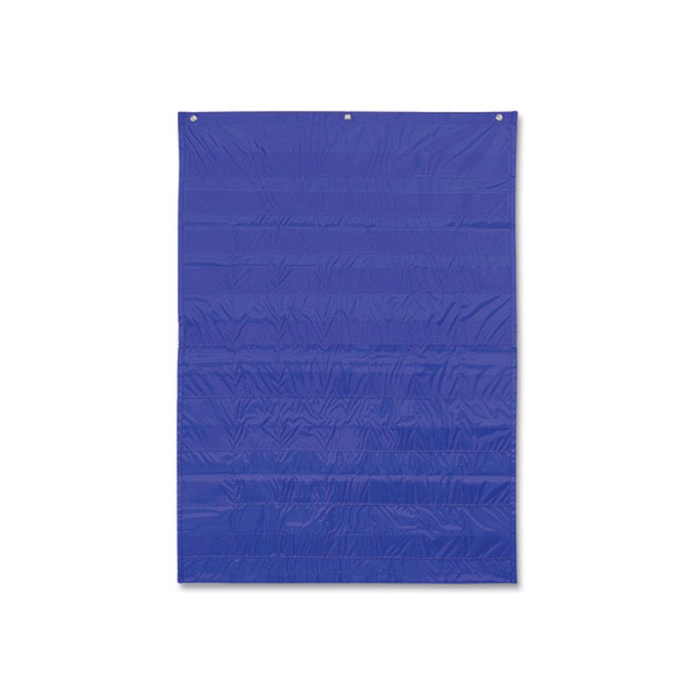 Complete Calendar and Weather Pocket Chart, 51 Pockets, 26 x 37.25, Blue. Picture 2