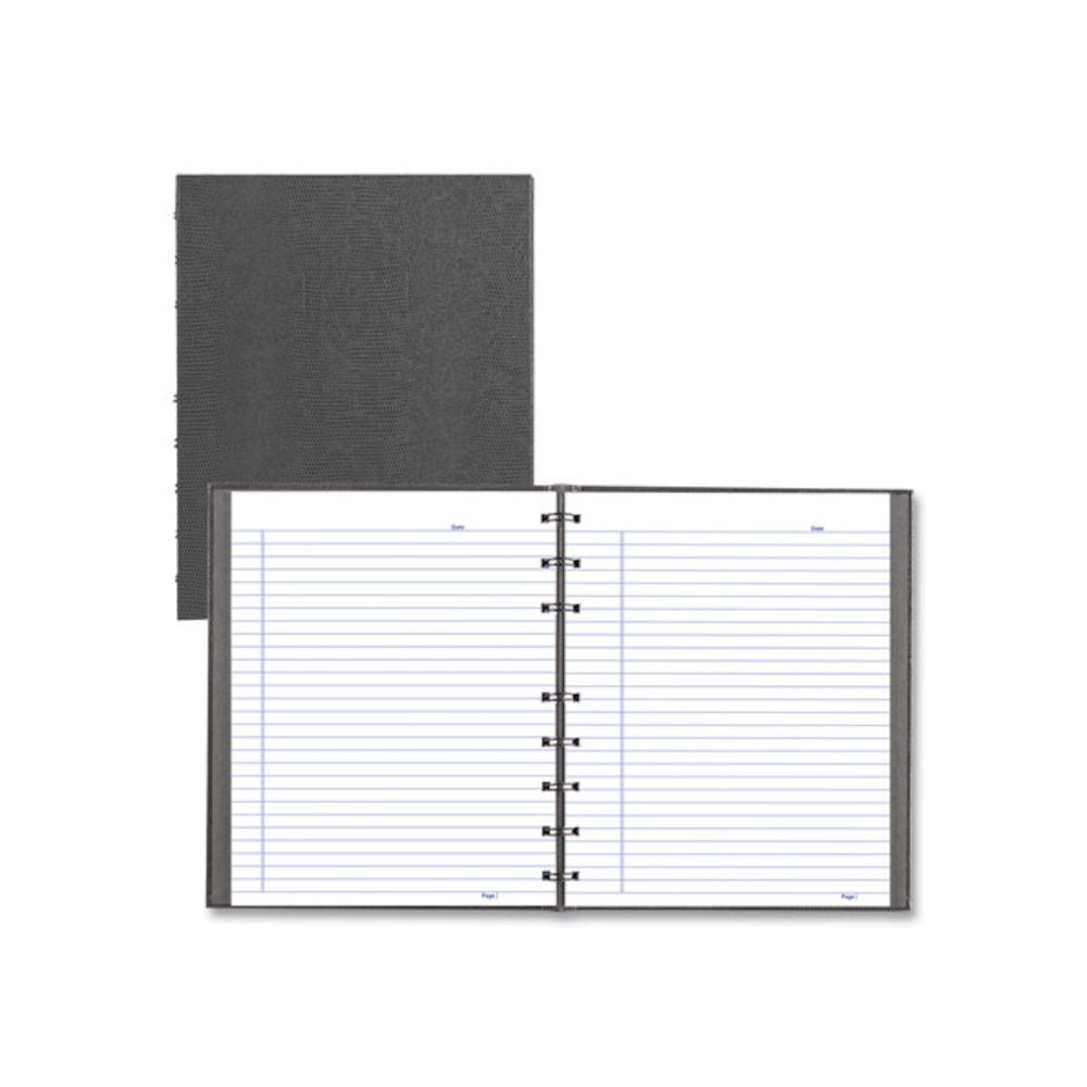 NotePro Notebook, 1-Subject, Medium/College Rule, Cool Gray Cover, (75) 9.25 x 7.25 Sheets. Picture 1