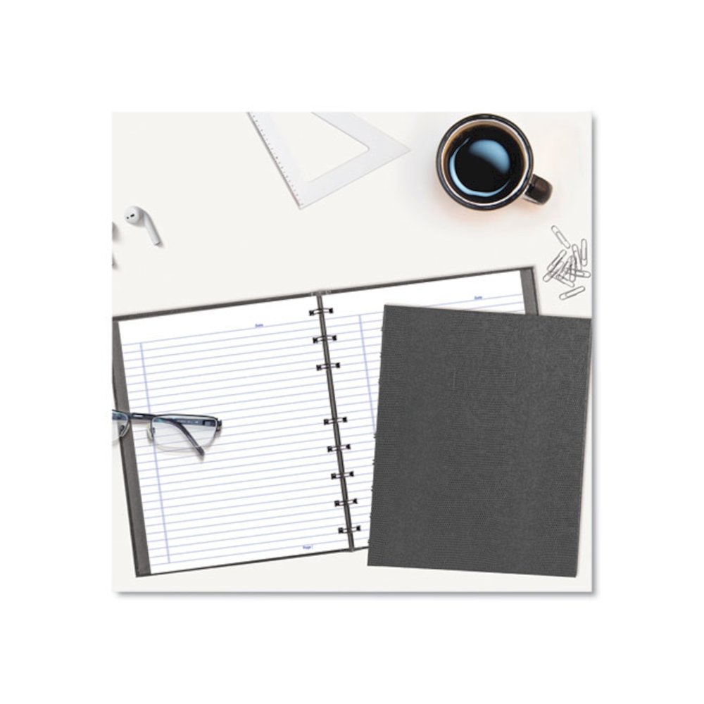 NotePro Notebook, 1-Subject, Medium/College Rule, Cool Gray Cover, (75) 9.25 x 7.25 Sheets. Picture 4