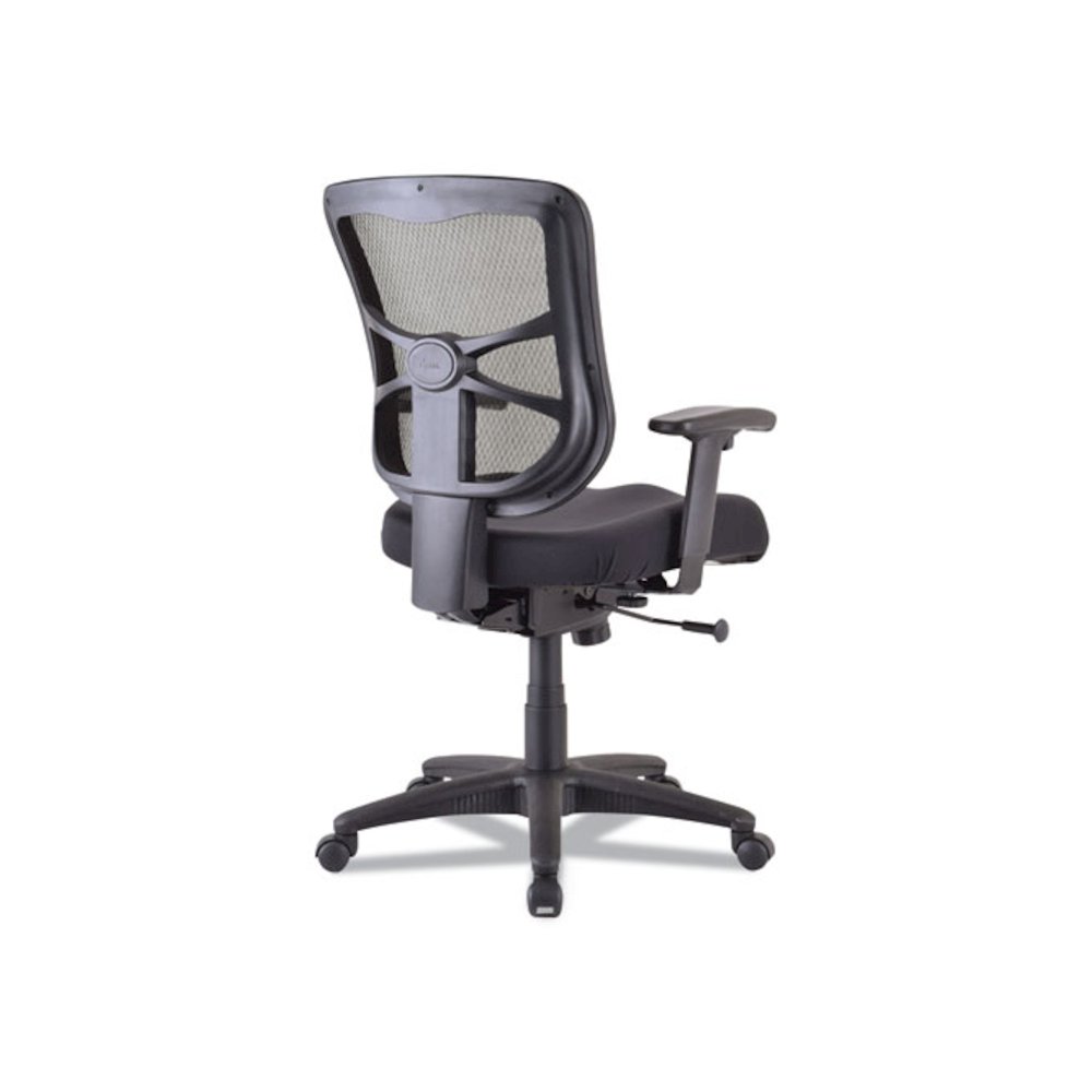 Alera Elusion Series Mesh Mid-Back Swivel/Tilt Chair, Supports Up to 275 lb, 17.9" to 21.8" Seat Height, Black. Picture 11