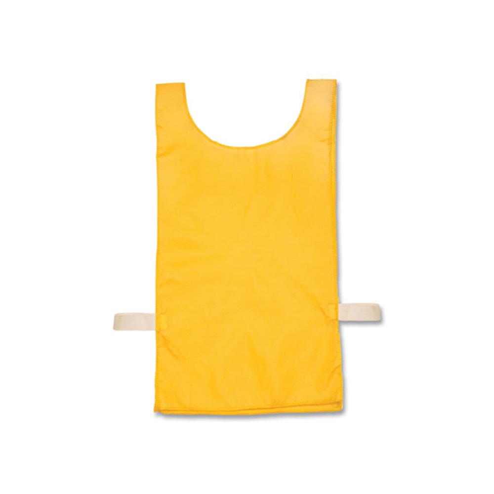 Heavyweight Pinnies, Nylon, One Size, Gold, 1/Dozen. Picture 1