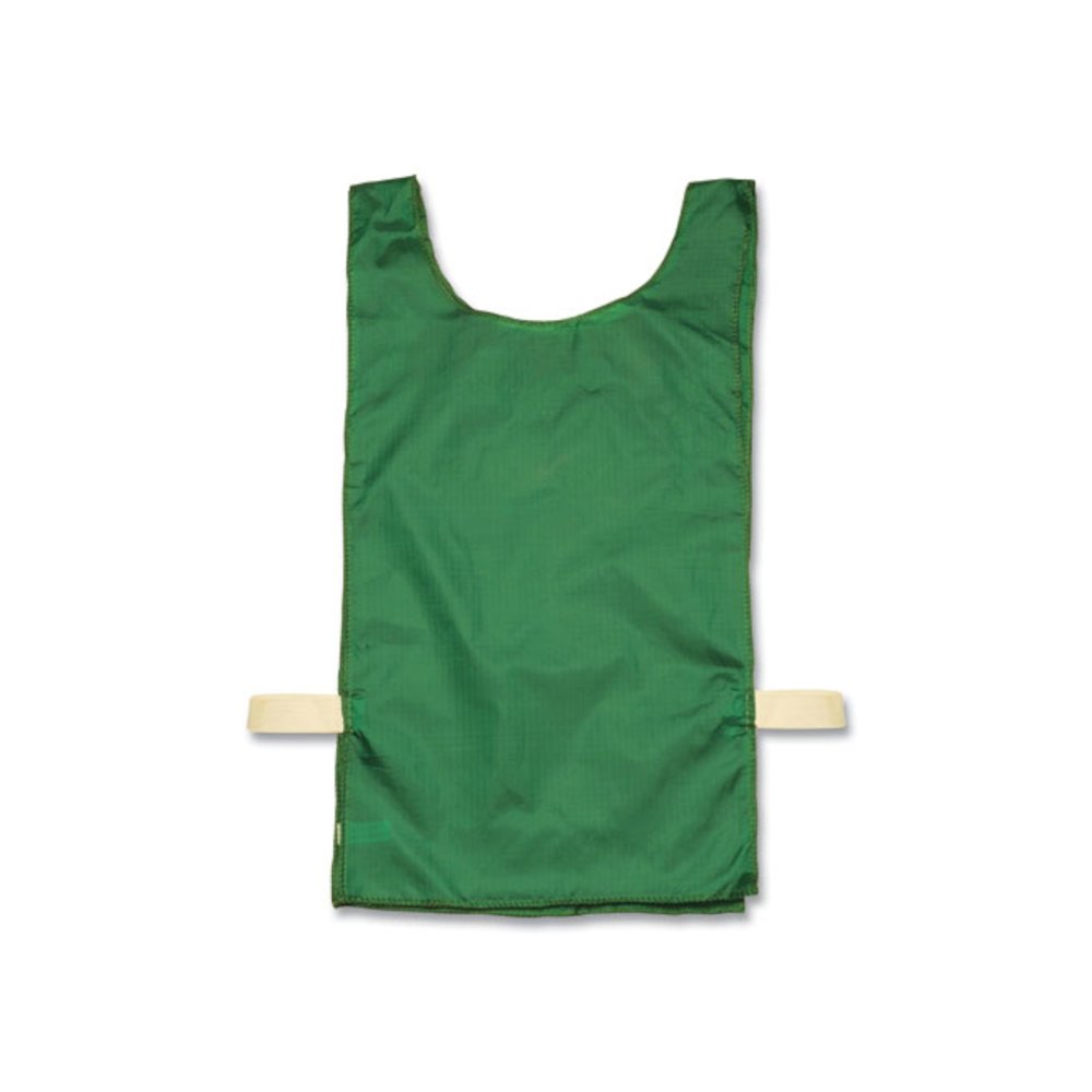 Heavyweight Pinnies, Nylon, One Size, Green, 1/Dozen. Picture 1
